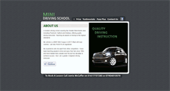 Desktop Screenshot of mini-drivingschool.co.uk