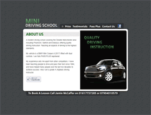 Tablet Screenshot of mini-drivingschool.co.uk